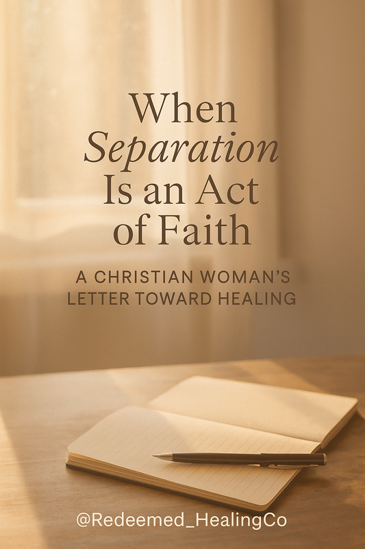 When Separation Is an Act of Faith: A Christian Woman’s Letter Toward Healing